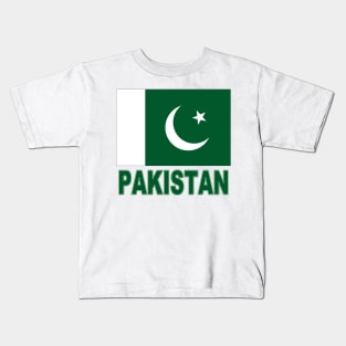 The Pride of Pakistan - Pakistani National Flag Design Kids T-Shirt